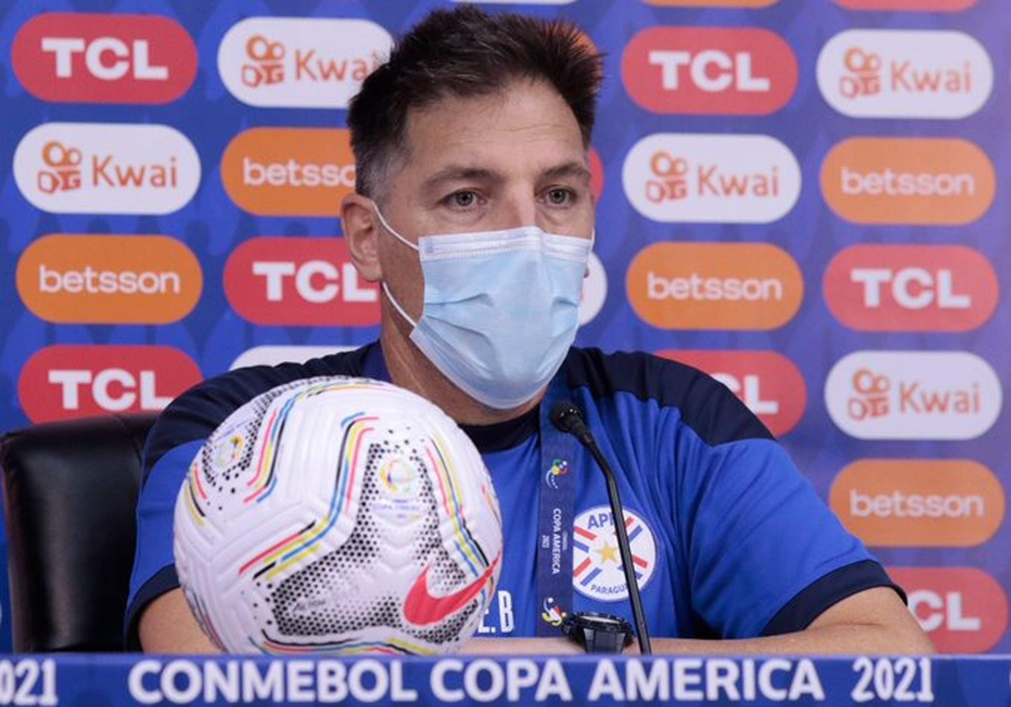 Eduardo Berizzo, entrenador de la selección paraguaya.