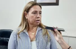 Porfiria Ocholasky, del Sindicato de Funcionarios Judiciales del Paraguay (Sifjupar).