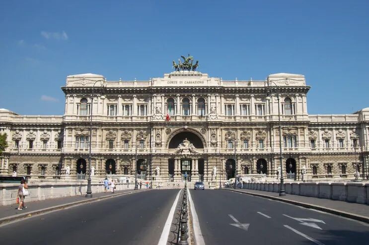 El Palacio de Justicia de Roma, Italia.