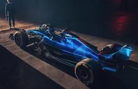 El FW44 de Williams Racing para la temporada 2022 de la Fórmula 1.