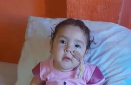 Yuli, la bebé de 1 año que recibirá el zolgensma.