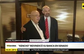 “Kencho” Rodríguez reivindicó su banca en el senado