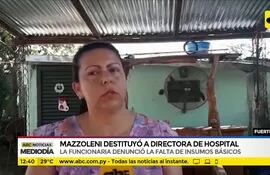 Fuerte Olimpo: Mazzoleni destituyó a directora del hospital