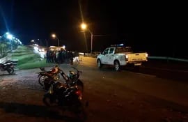 Accidente de Tránsito en el kilómetro 196 de la ruta PY01, de la ciudad de San Juan Bautista, Misiones.