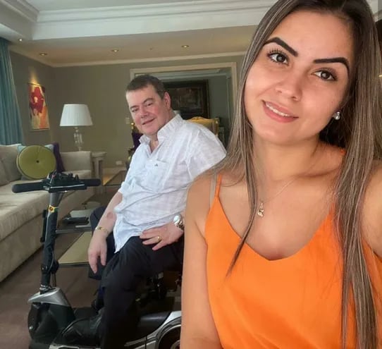 Rodolfo Max Friedmann y su esposa Nancy Quintana, en una foto publicada por él en su cuenta de Instagram el Día de los Enamorados.