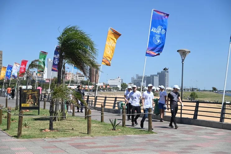 La Costanera de Asunción será sede de varias competencias, y ya se encuentra lista para recibir a turistas.