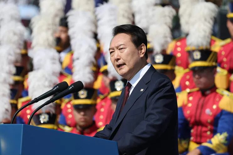 El presidente de Corea del Sur, Yoon Suk-yeol. (AFP)