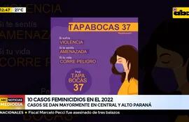 10 casos feminicidios en el 2022