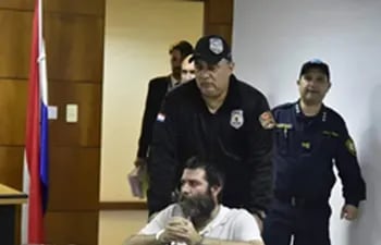 Gregorio Papo Morales, en el inicio del juicio.