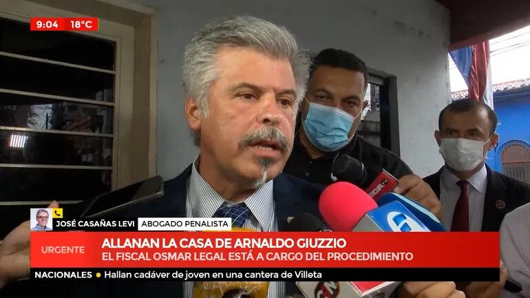 Arnaldo Giuzzio, exministro del Interior, imputado por cohecho pasivo agravado.