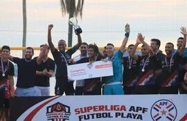 Presidente Hayes conquistó la cuarta etapa de la Superliga de Fútbol de Playa.