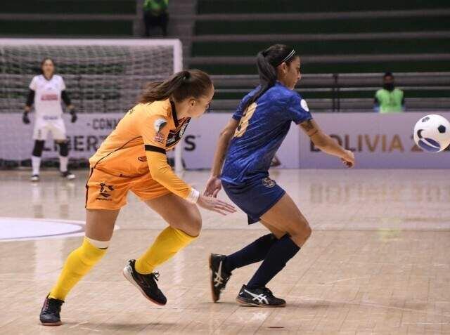 Las paraguayas de Sport Colonial consiguieron un valioso tercer puesto en la Copa Libertadores Femenina de Futsal. Foto: Conmebol