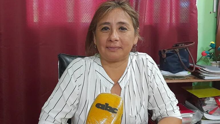 Benilda Alarcón, supervisora pedagógica de la región 12-9 de Ñeembucú.
