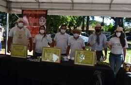 Los ganadores del festival del batiburrillo, chorizo sanjuanino y siriki.