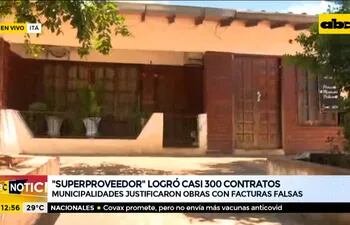 Superproveedor que logró casi 300 contratos con el Estado vive en una modesta vivienda en Itá