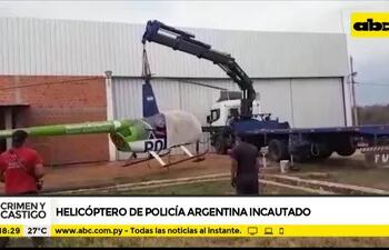 Tras incautación de helicóptero de la Policía Argentina, hallan nexos con el narco Samura