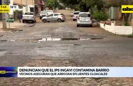 Video: Denuncian que IPS Ingavi contamina barrio