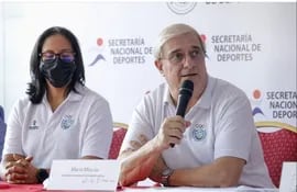 Mario Moccia, presidente de la Comisión de Seguimiento de los Juegos ODESUR Asunción 2022, resaltó las infraestructuras.
