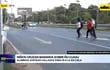 Video: Niños cruzan baranda sobre Ñu Guasu