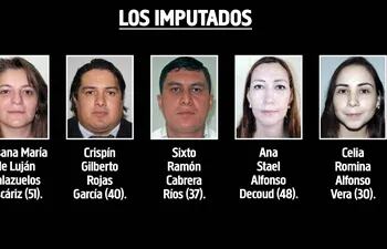 Los cinco supuestos manipuladores de la Justicia que fueron imputados en el marco del operativo Mercat.