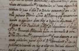 Informe sobre las fiestas celebradas en Villa Rica en 1808. Documento obrante en el Archivo Nacional de Asunción.