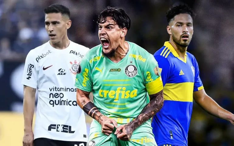 Matías Rojas, Gustavo Gómez y Bruno Valdez, paraguayos en carrera en la Libertadores y Sudamericana.