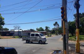En las calles Víctor Curiel y Concordia del barrios Villa Industrial, los semáforos que fueron inaugurados en agosto de este año, ya se encuentran averiados.