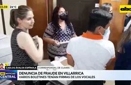 Denuncia de fraude en Villarrica