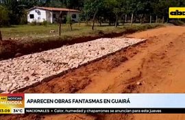 Aparecen "obras fantasmas" en Guairá tras varias denuncias