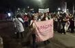 Pacientes con cáncer acompañaron protesta de universitarios contra el  Gobierno y en rechazo de la ley Hambre Cero.