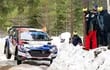 El Hyundai i20 N Rally2 de Miki Zaldívar y José Díaz en el Rally de Suecia, la segunda fecha del Mundial de Rally 2023.