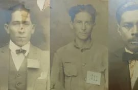 "Los cuatro de 1938": De izquierda a derecha, Francisco Isasi, Juan Gregorio Núñez, Pedro Viñales y Víctor Gómez
