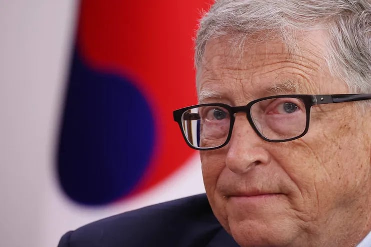 Bill Gates, empresario multimillonario supuestamente amenazado por Epstein.