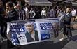 Seguidores del ex primer ministro y líder del partido Likud, Benjamin Netanyahu, se movilizan en vísperas de las elecciones. (AFP)