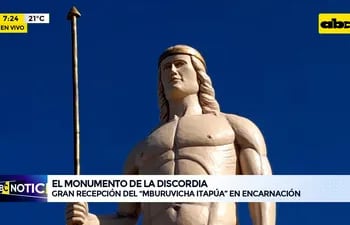 Video: La estatua de “Mburuvicha Itapúa”