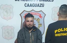 Miguel Ángel Portillo Peralta, alias El Escamoso, fue detenido esta tarde en Dr. Juan Manuel Frutos, departamento de Caaguazú, buscado por varios asaltos.