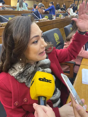 La diputada Rocío Abed defendió de una forma muy particular a su correligionario, el senador y presidente del JEM Hernán Rivas.