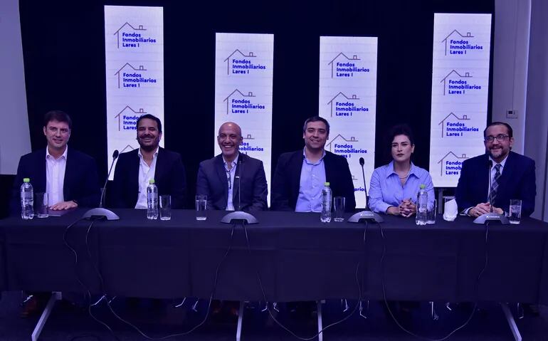 Eduardo Borgognon, Manuel Fernández, Antonio Cruset, Augusto Mengual, Andrea González y Angelo Palacios.
