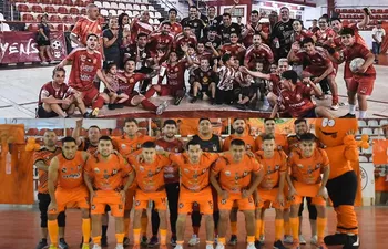 Sportivo José Meza y Remansito Futsal son finalistas de la Zona Sur del Campeonato Sudamericano de Fútbol de Salón Ñemby 2023.