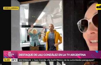Lali González en la TV Argentina