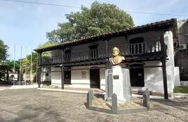 El Cabildo-Museo de la ciudad de Pilar, donde se guardan reliquias de la época colonial y de la Guerra de la Triple Alianza.