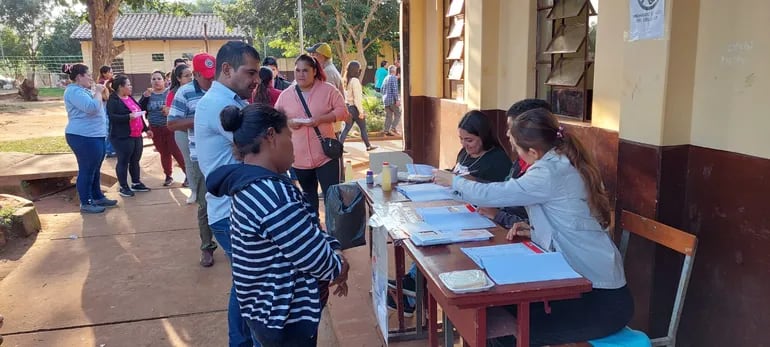 Elecciones internas en Abai, departamento de Caazapá.