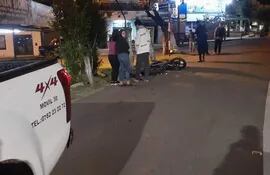Accidente de transito con derivación fatal ocurrido a tempranas horas de hoy jueves en la ciudad de San Ignacio, Misiones.