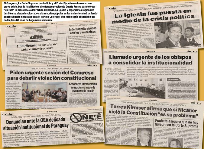 La propuesta de candidatar a Mario Abdo Benitez reabre los mismos cuestionamientos constitucionales que ya se plantearon en la época de Nicanor Duarte Frutos.