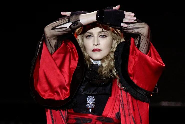 Madonna durante un concierto en Suiza, en diciembre de 2015.