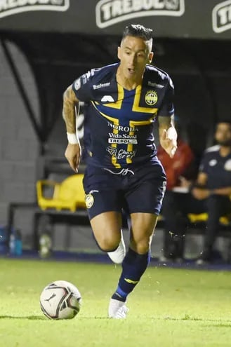 Lucas Ramón Barrios (38), el goleador del Trinidense.