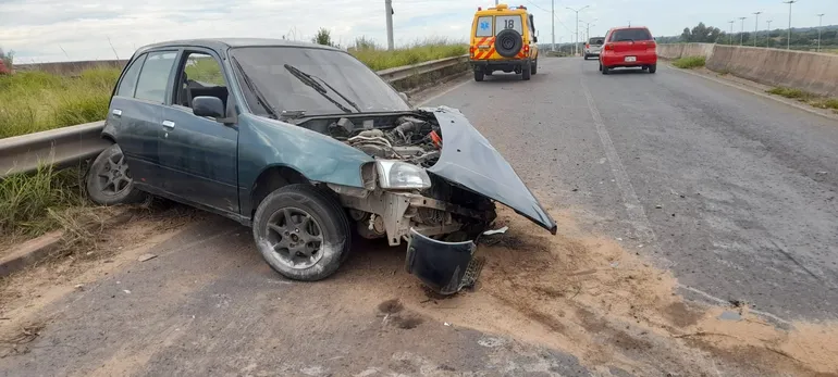 Accidente de tránsito sobre la ruta PY03, en Limpio.