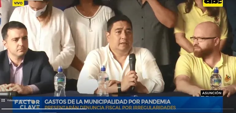 Eduardo Nakayama y su equipo repudiaron el esquema de corrupción que se desarrolló en plena pandemia, durante la administración municipal de Nenecho Rodríguez.