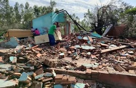 Mbokajaty del Yhaguy: humildes familias que perdieron todo tras el fuerte temporal claman por ayuda