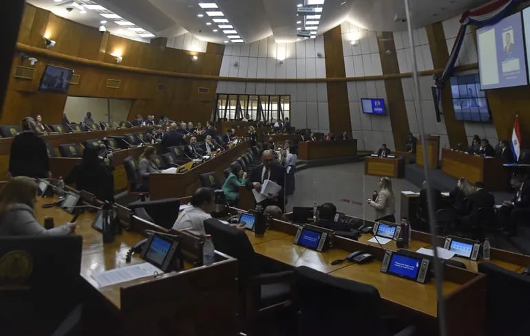 Sesión de la Cámara de Diputados.
Gustavo Machado